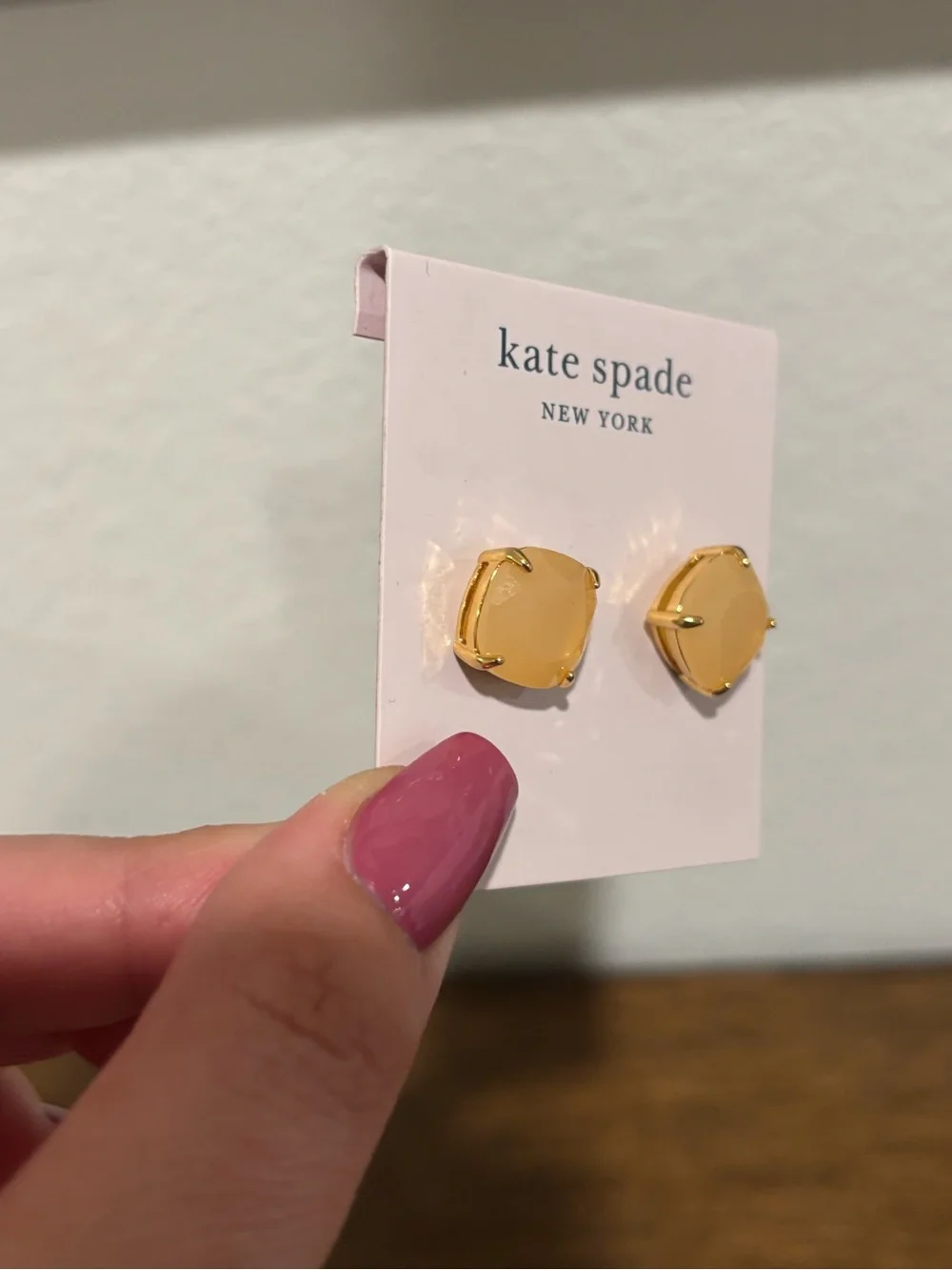 kate spade Gold Tone Stud Earrings - Picture 2 of 7